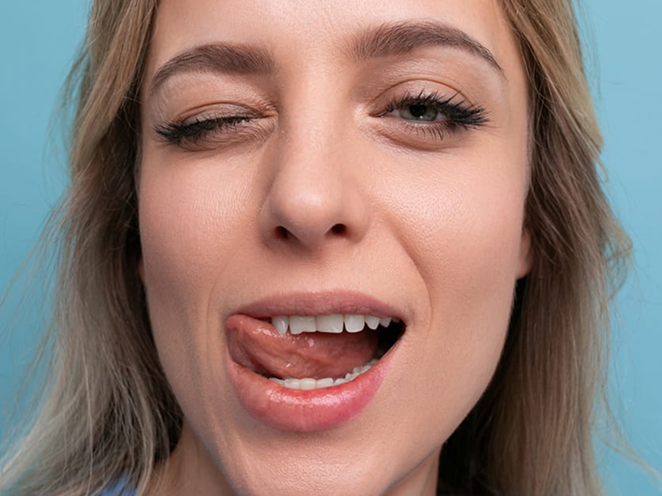 Original smile before simulation
